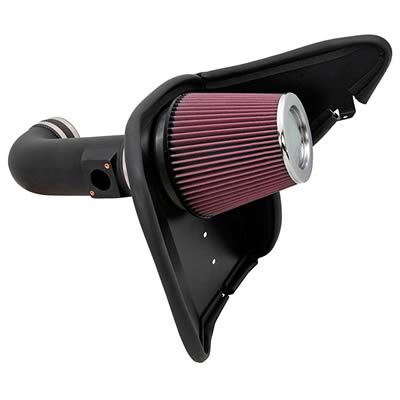 2010+ Camaro SS V8 K&N High Flow Air Intake System (Black)