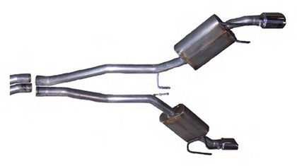 2010+ Camaro SS V8 Gibson Aluminized Rear Axle Back Exhaust System