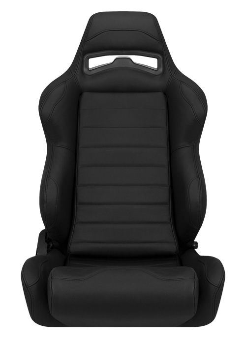 Corbeau LG1 Seats - Black Leather