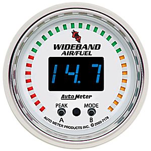 Auto Meter C2 Series 2 1/16" Digital Wideband Air/Fuel Ratio Pro Gauge Kit