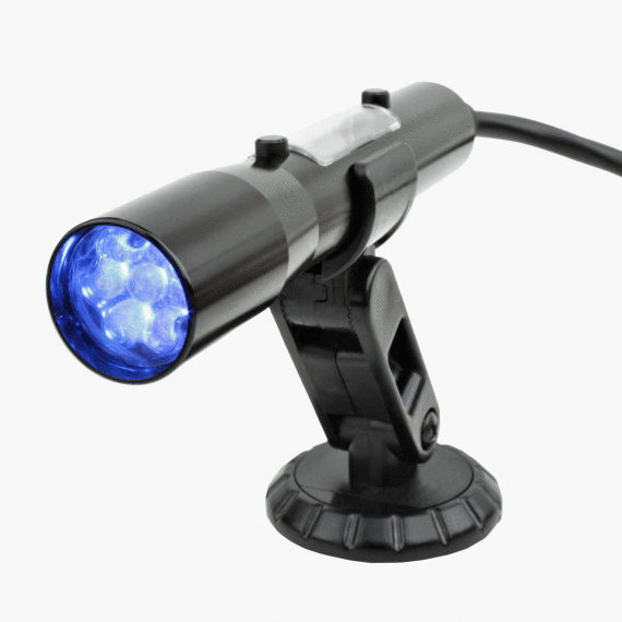 Holley Sniper Stand Alone CAN Shift Light - Black Tube w/Blue Light