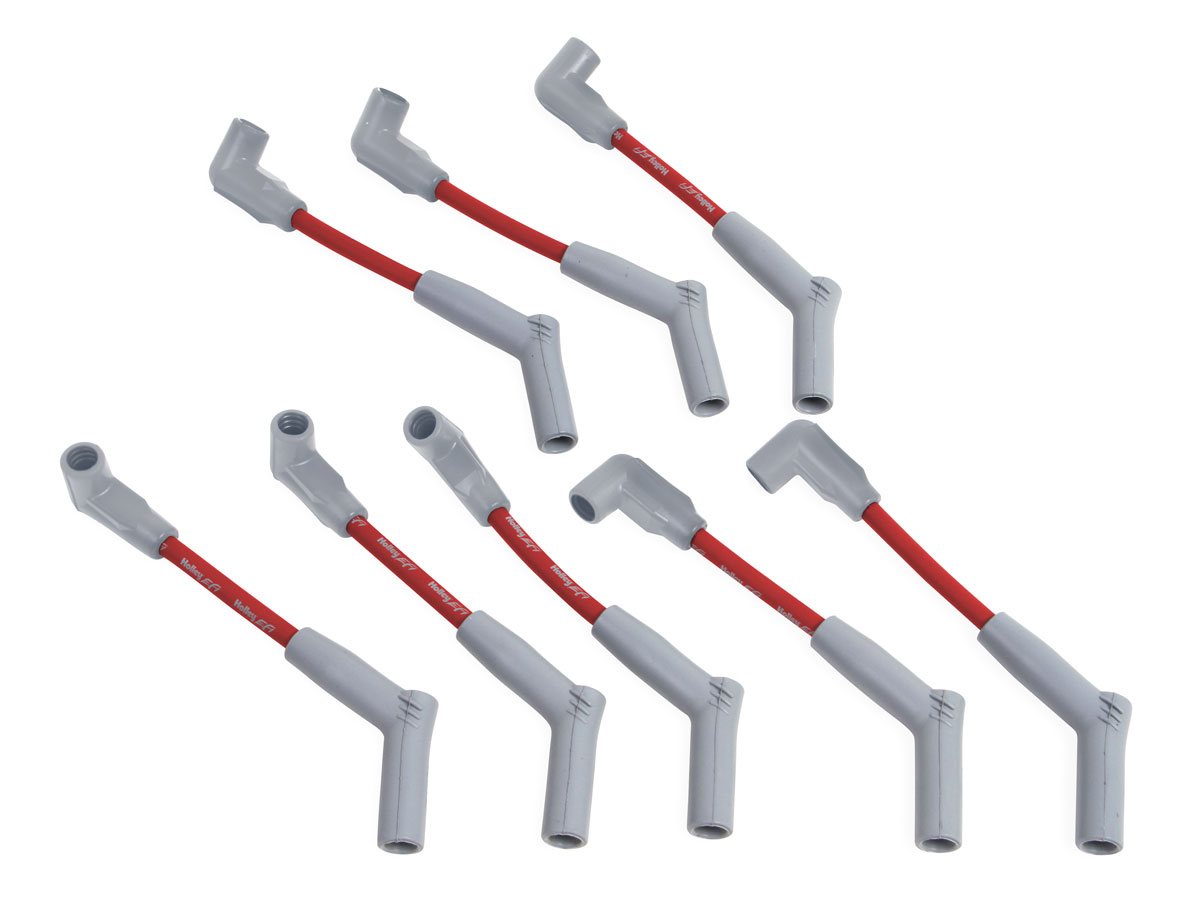 2010-2015 Camaro SS 6.2L V8 Holley Spark Plug Wire Set w/90 Degree Boots - Red