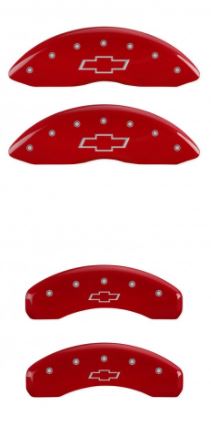 2010-2015 Camaro Red Bowtie MGP Caliper Covers