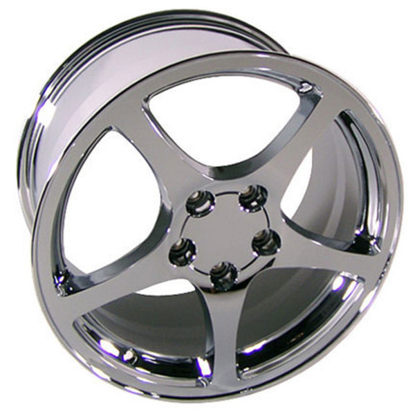 OE Wheels Corvette C5 Y2K Replica Wheel - Chrome 18x9.5" (65mm Offset)