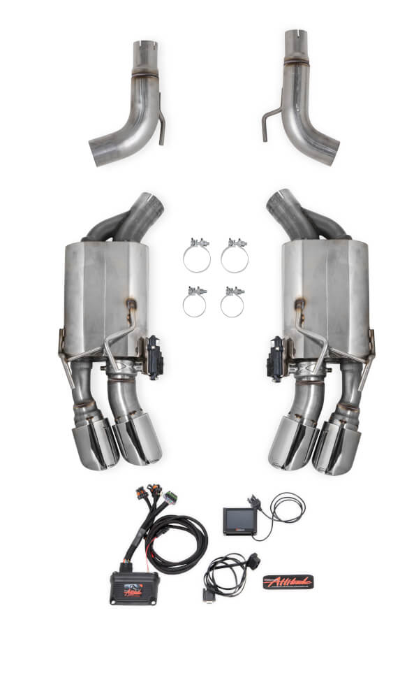 2012-2015 Camaro SS 6.2L V8 Hooker Headers Blackheart Multi-Mode Axleback Exhaust System