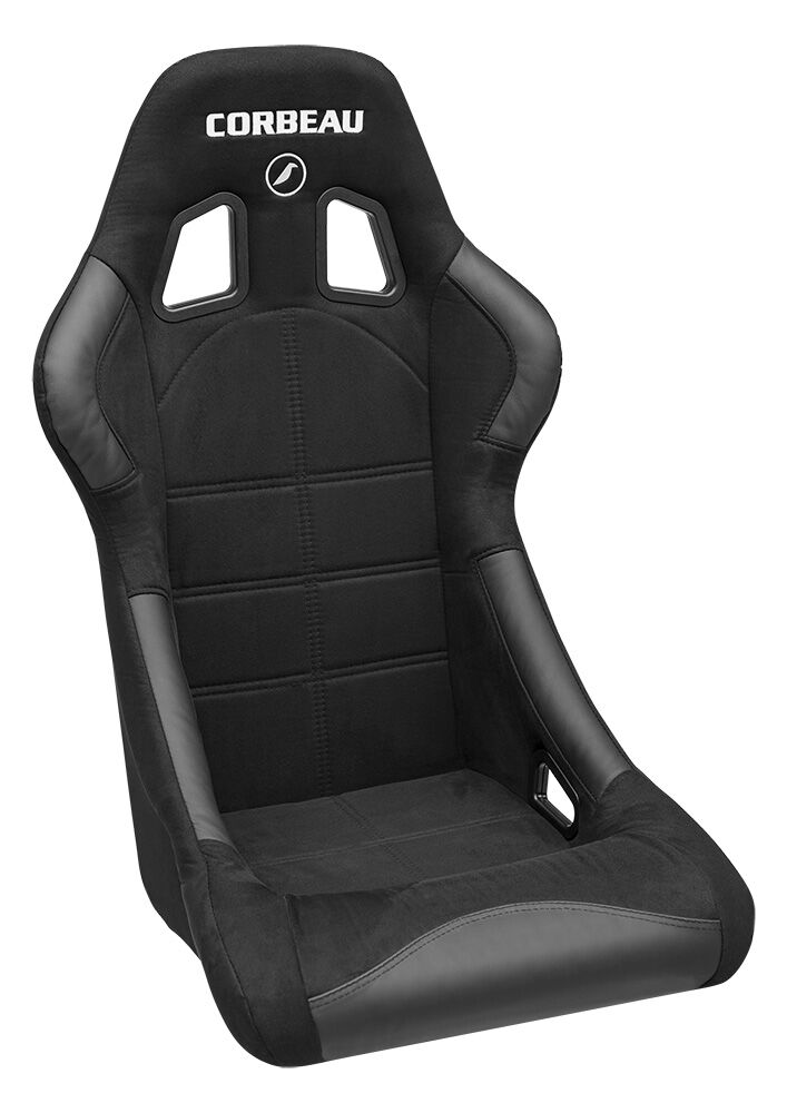 Corbeau Forza Seats - Black Microsuede