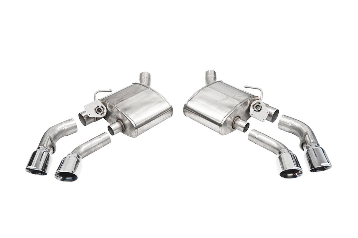 2016-2020 Camaro SS/ZL1 6.2L Corsa Performance Polished Extreme Axleback Exhaust System w/Factory NPP Valves