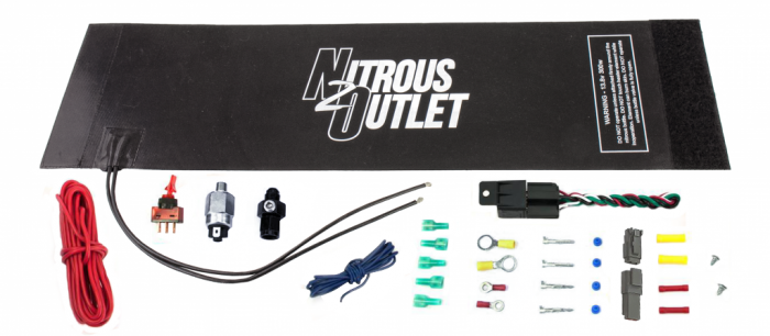 Brand X-Series Nitrous Bottle Heater with Installation Accessories For 10/12/15lb Bottles