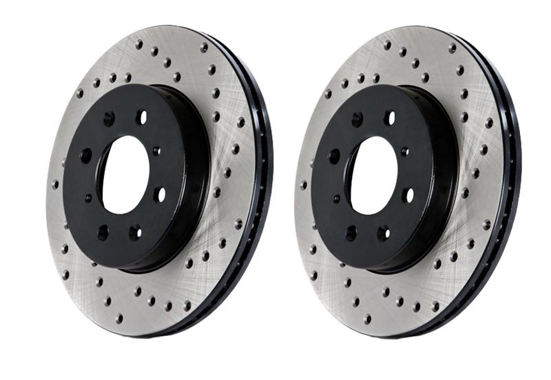 93-97 LT1 Fbody Stoptech Cross Drilled Brake Rotor - Front Left