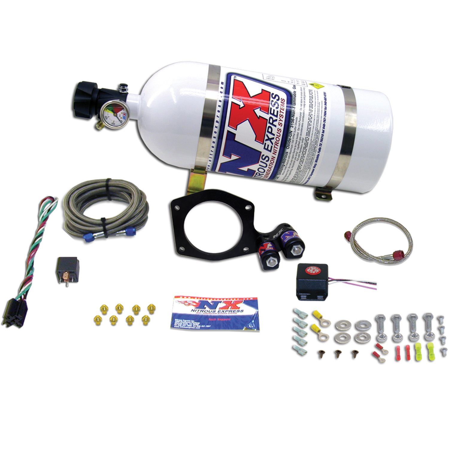 2010+ Camaro V8 6.2L Nitrous Express Plate System w/10lb Bottle