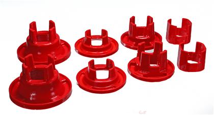 2010 Camaro Energy Suspension Rear Subframe Mount Inserts - Red