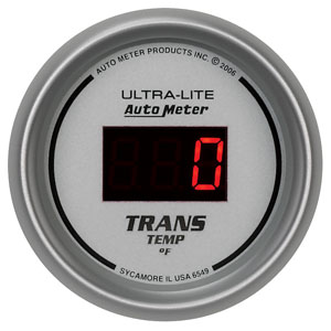 Autometer Digital Series 2 1/16" Transmission Temperature Gauge (0-300 Deg. F) - White