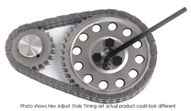 LS3 Cloyes Hex Adjust Race Billet True Roller Timing Chain Set