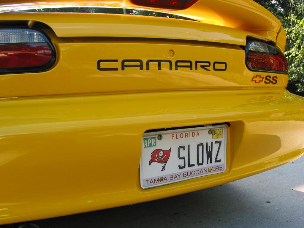 93-02 Camaro Vinyl Decal Rear "Camaro" Inserts